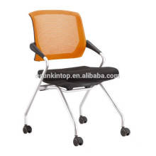 Silla plegable de metal con ruedas